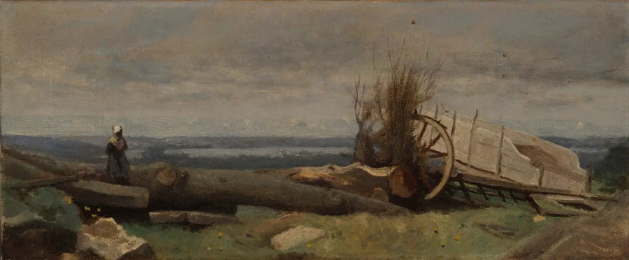 Die Ebene von La Beauce - Jean-Baptiste Camille Corot