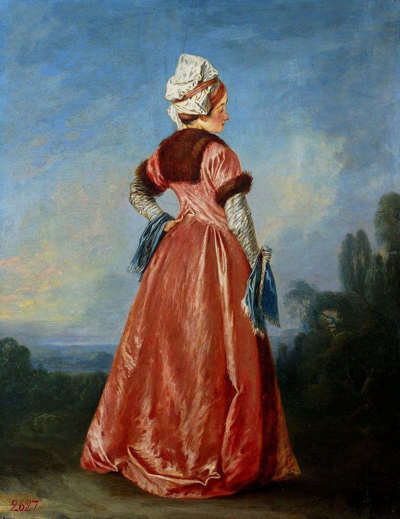 Die Polin - Antoine Watteau