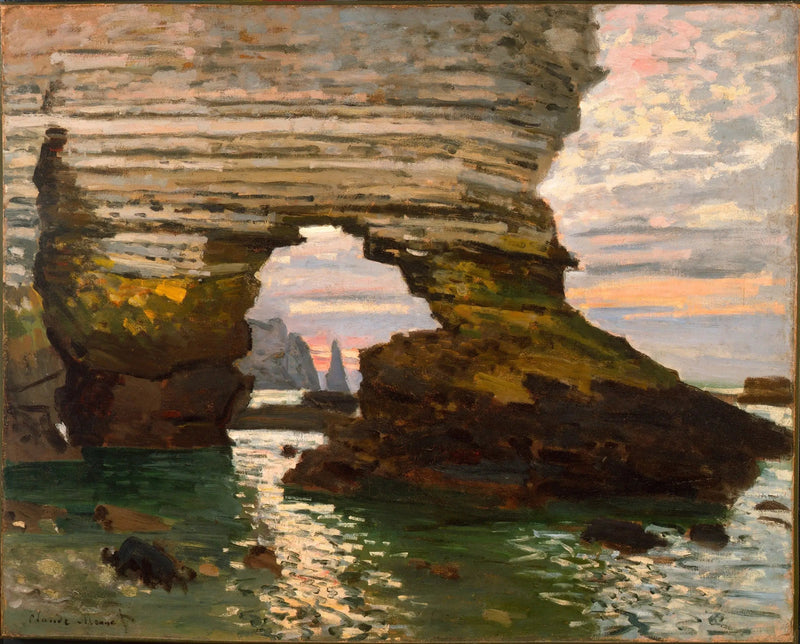 Das Tor von Amont, Étretat - Claude Monet