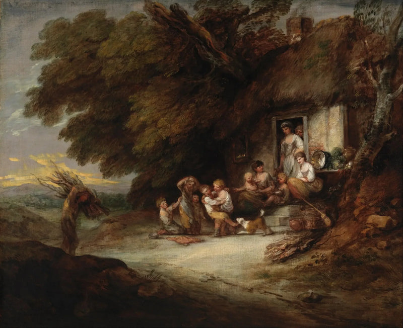 Die Tür der Hütte - Thomas Gainsborough