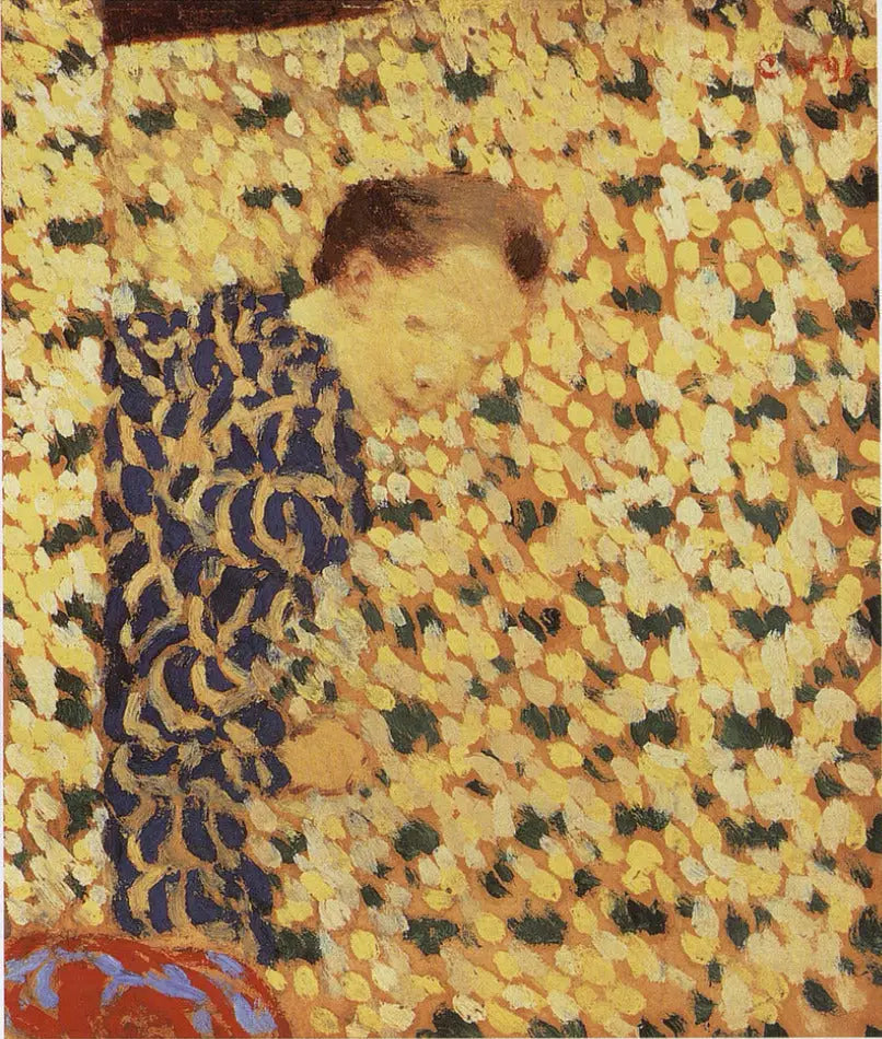 Die angelehnte Tür - Édouard Vuillard
