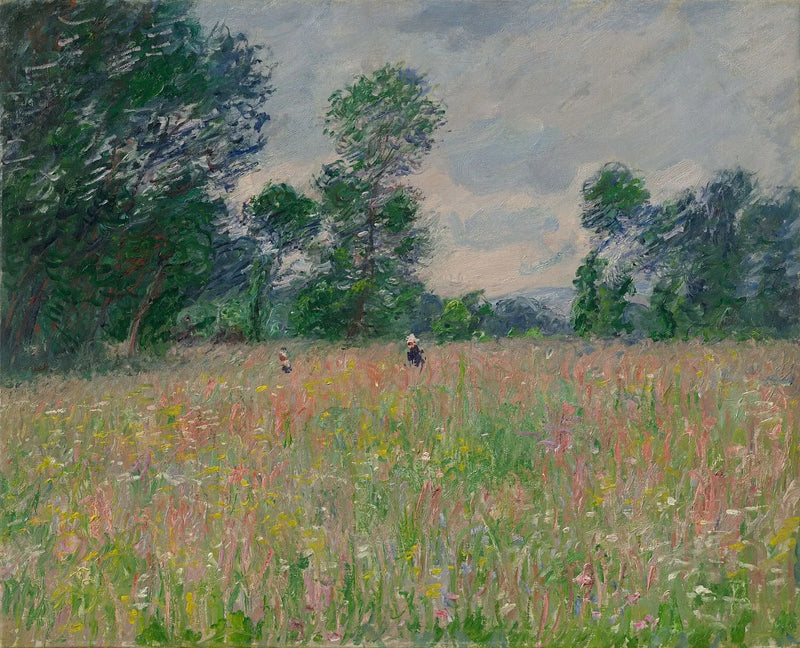 Die Blumenwiese - Claude Monet