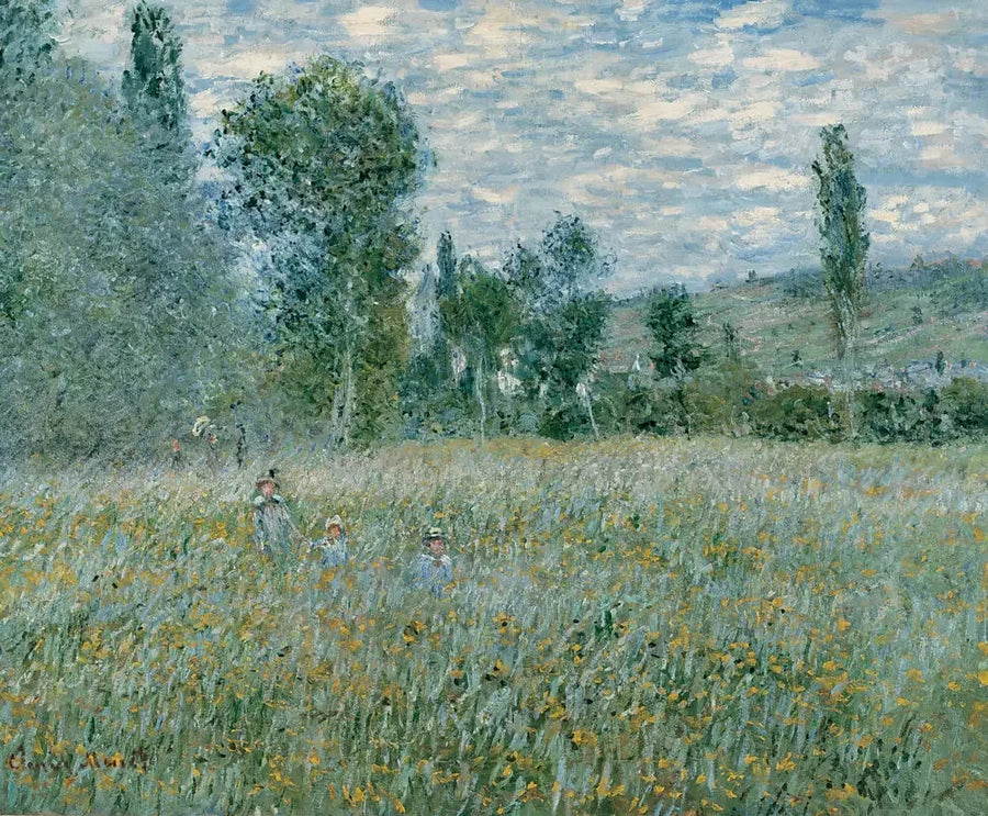 Die Wiese - Claude Monet