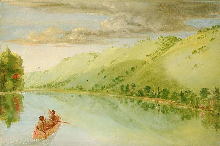 Die Prairie von Madame Ferrebault, über der Prairie du Chien