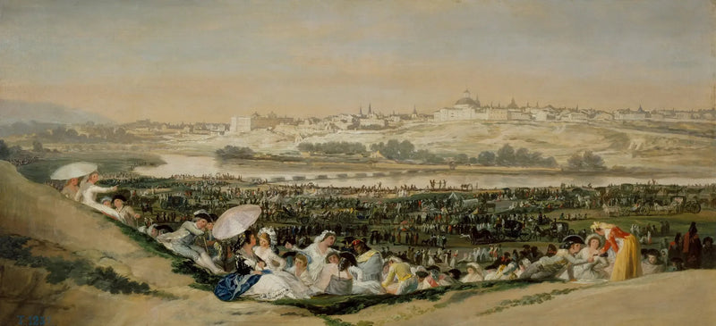 Die Wiese von Saint-Isidore - Francisco de Goya