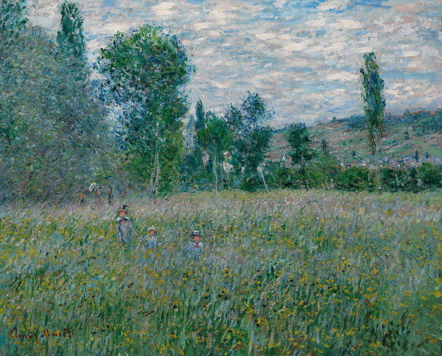 Die Wiese - Claude Monet