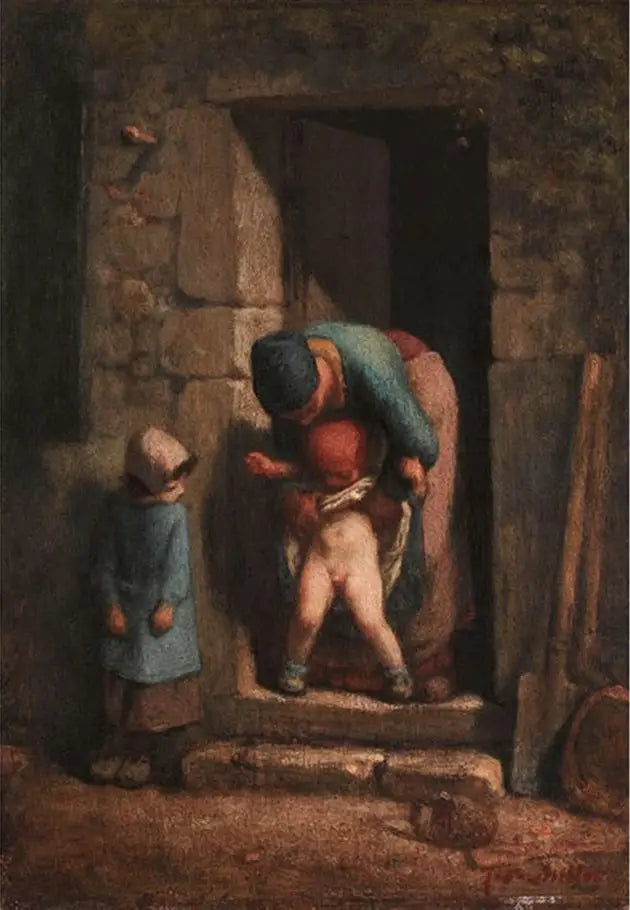 Die mütterliche Vorsicht - Jean-François Millet