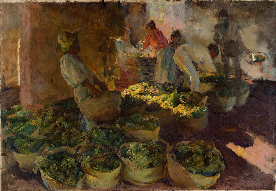 Die Vorbereitung der Rosinen - Joaquín Sorolla