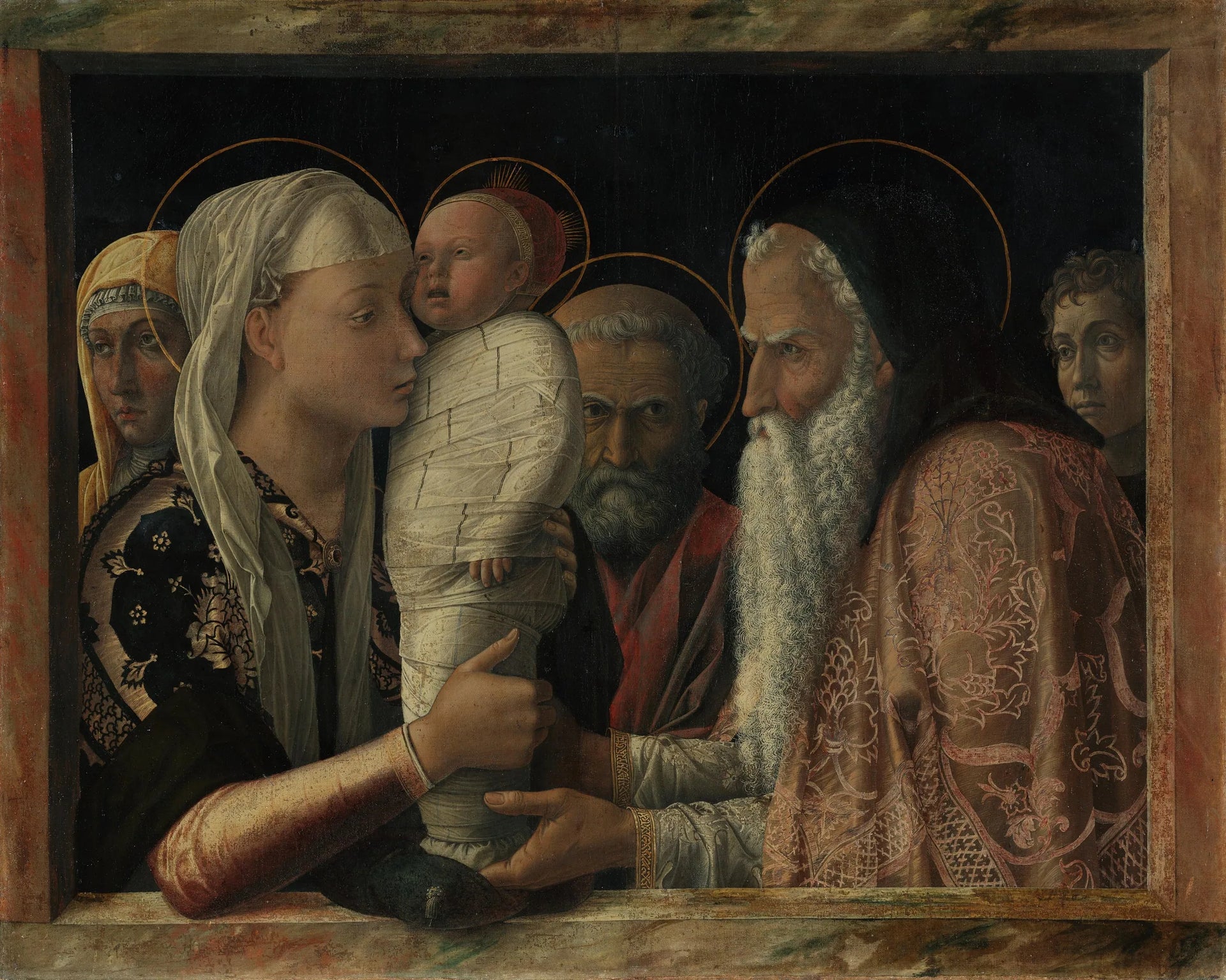 La Présentation au Temple - Andrea Mantegna image 1 copie peinte à la main à l’huile