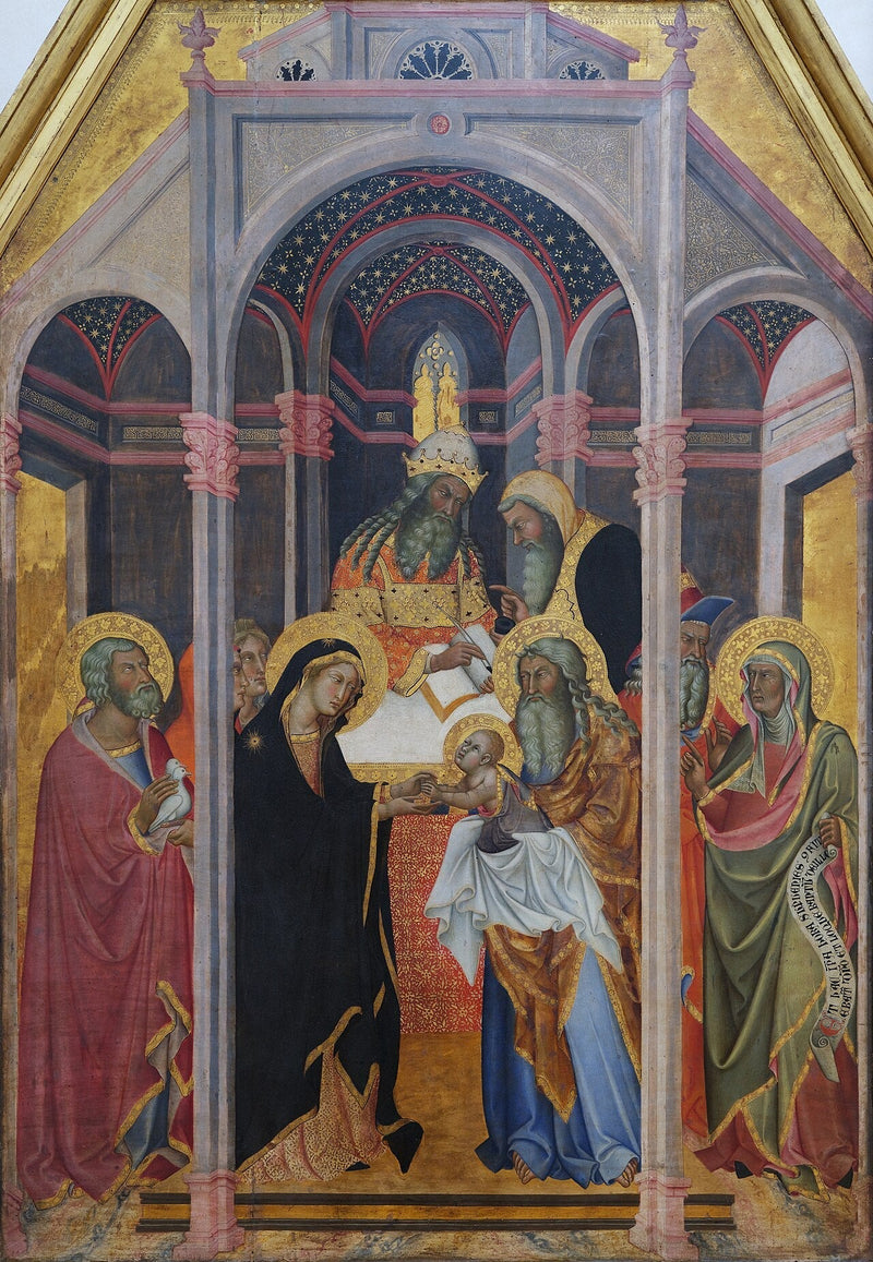 Die Präsentation im Tempel - Bartolo di Fredi