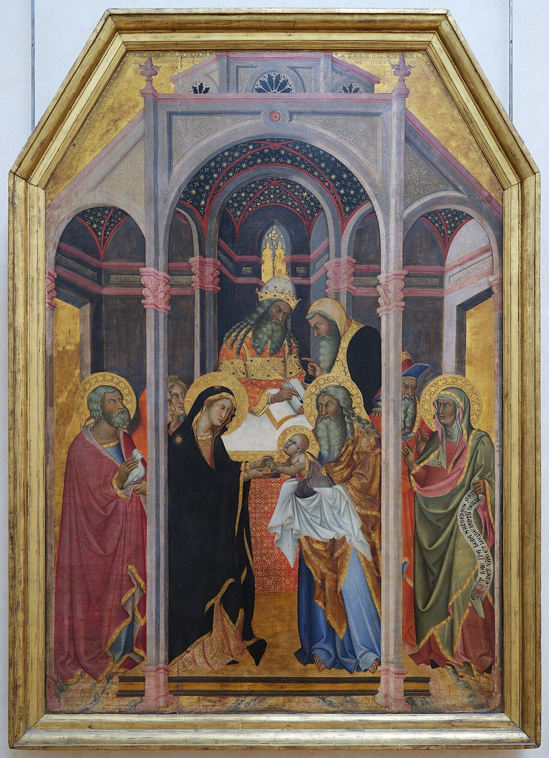 Die Präsentation im Tempel - Bartolo di Fredi