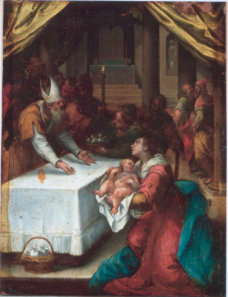 Die Präsentation im Tempel - Denis Calvaert