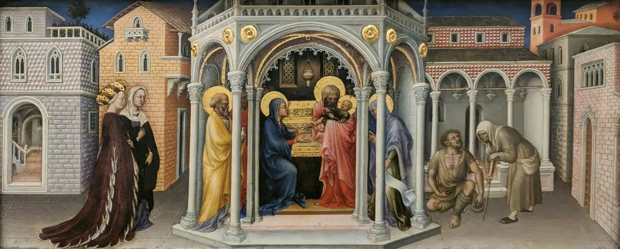 Die Präsentation im Tempel - Gentile da Fabriano