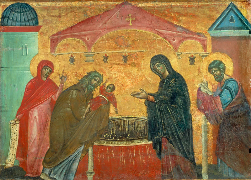 Die Präsentation im Tempel - Guido da Siena