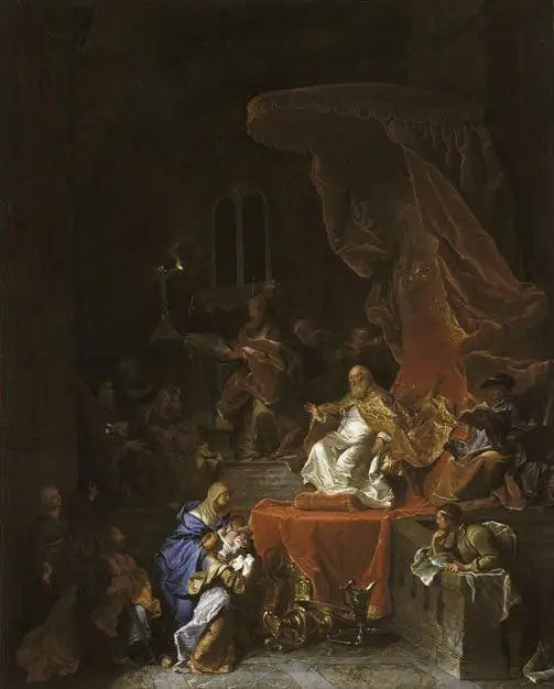 Die Präsentation im Tempel - Hyacinthe Rigaud