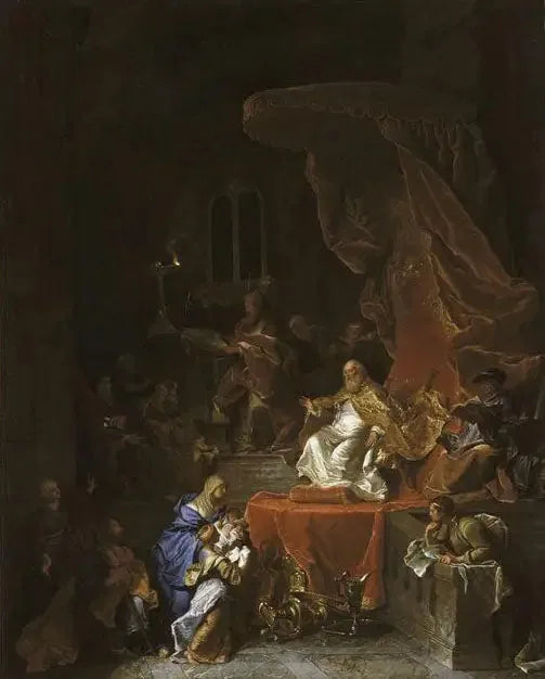 Die Präsentation im Tempel - Hyacinthe Rigaud