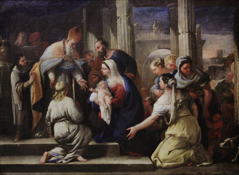 Die Präsentation im Tempel - Luca Giordano