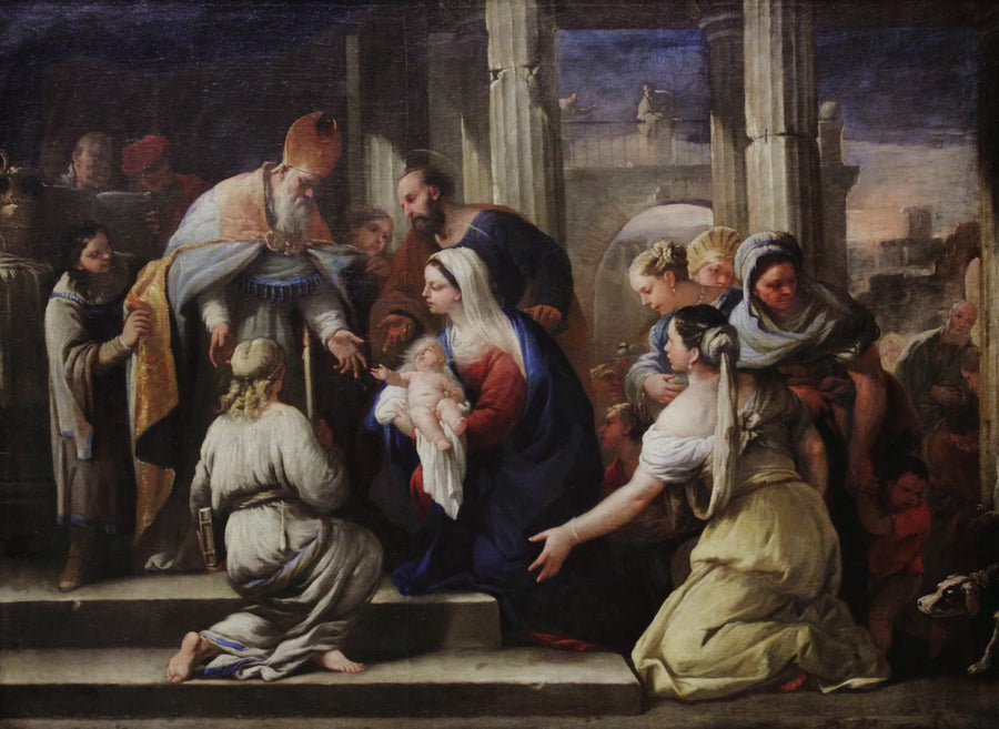 Die Präsentation im Tempel - Luca Giordano