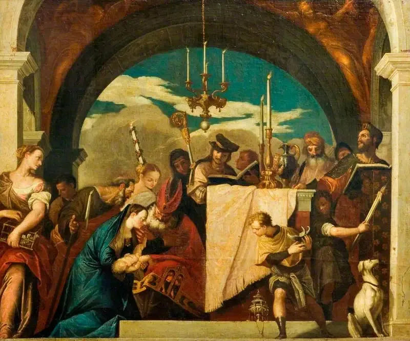 La Présentation au Temple - Paul Véronèse image 1 reproduction artisanale de tableau