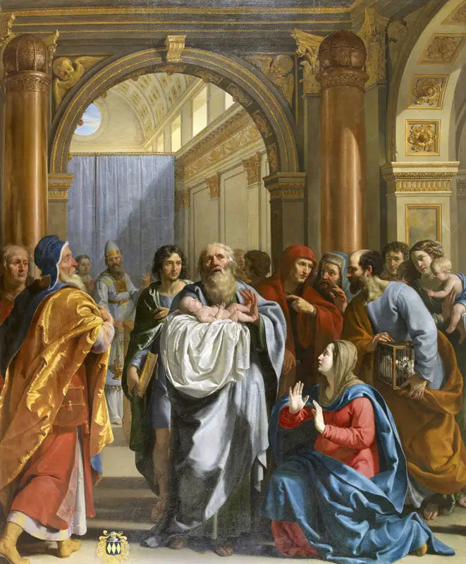 La Présentation au Temple - Philippe de Champaigne image 1 reproduction artisanale de tableau