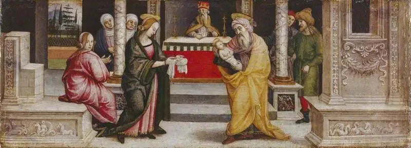 Die Präsentation im Tempel - Pietro Perugino
