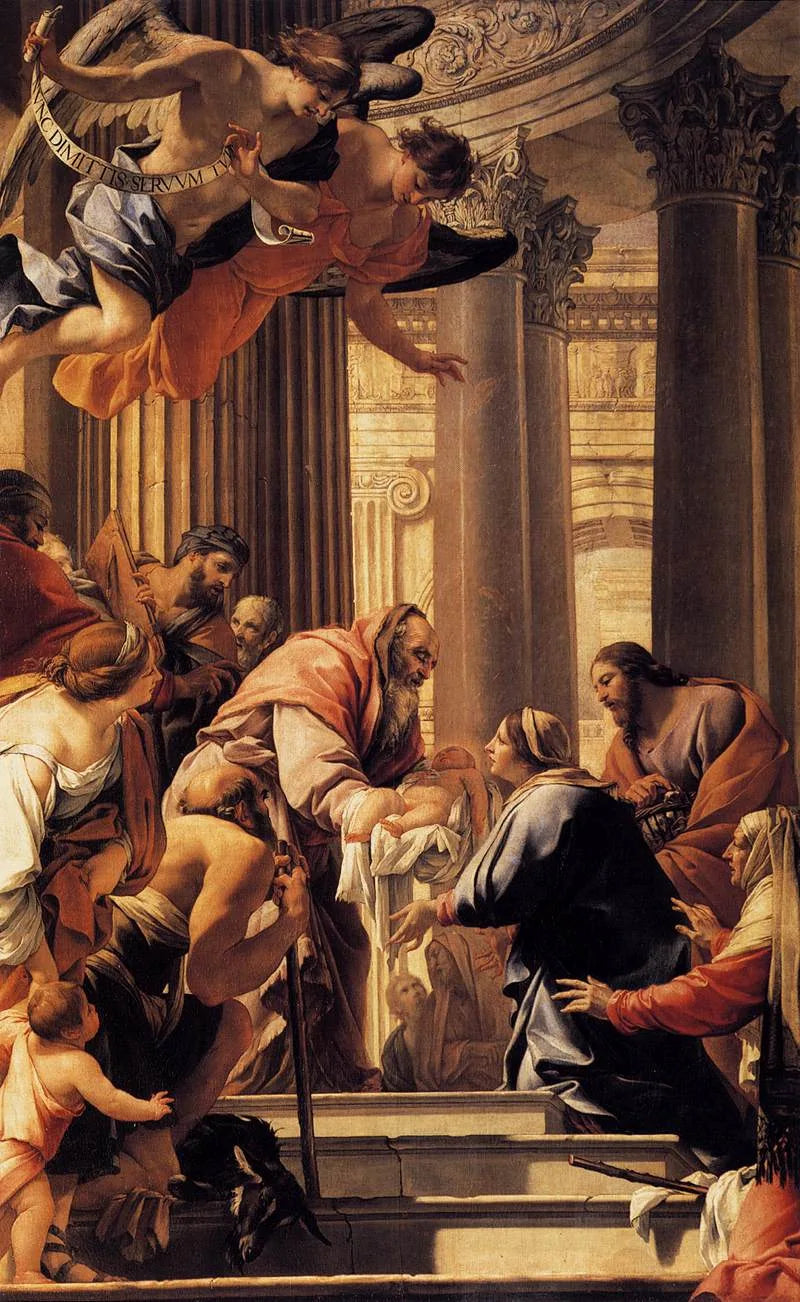 Die Präsentation im Tempel - Simon Vouet