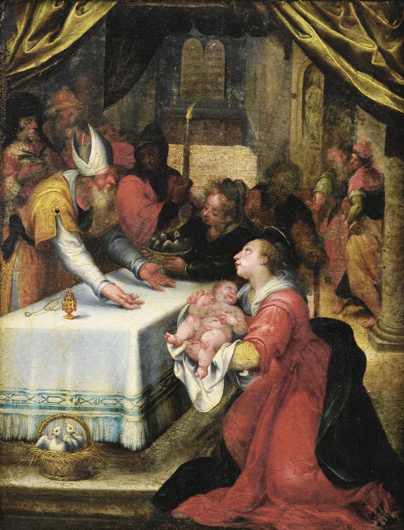 Die Präsentation Jesu im Tempel - Denis Calvaert