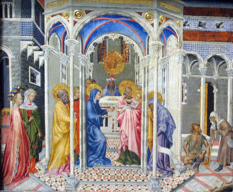 Die Präsentation Jesu im Tempel - Giovanni di Paolo