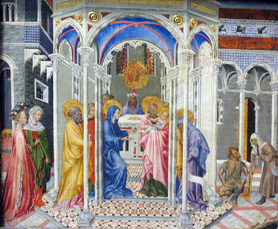 Die Präsentation Jesu im Tempel - Giovanni di Paolo