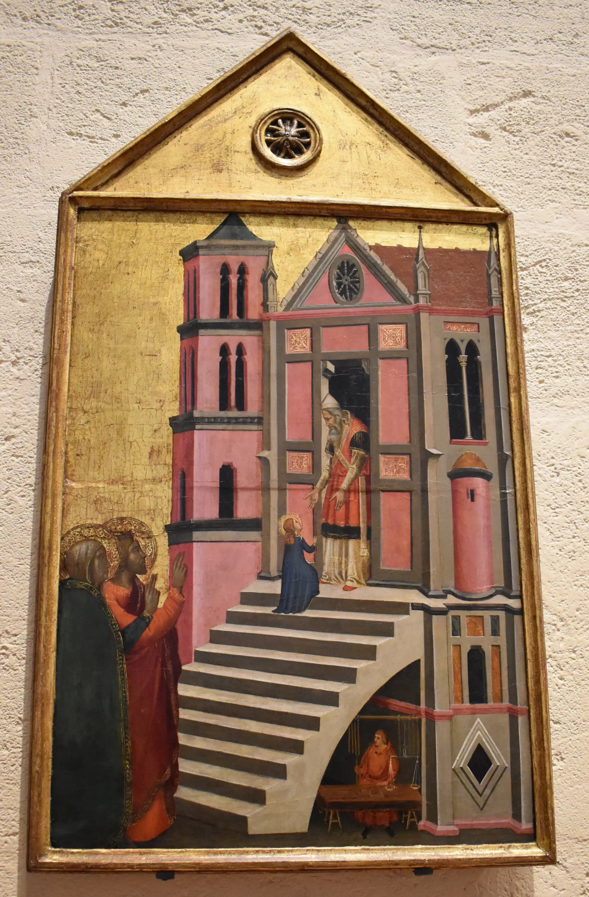 la Présentation de Vierge au temple - Giotto image 1 copie de tableau peinte à la main