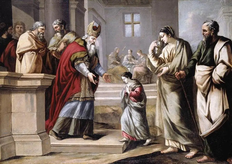 La Présentation de la Vierge au Temple - Pierre Mignard image 1 copie de tableau peinte à la main