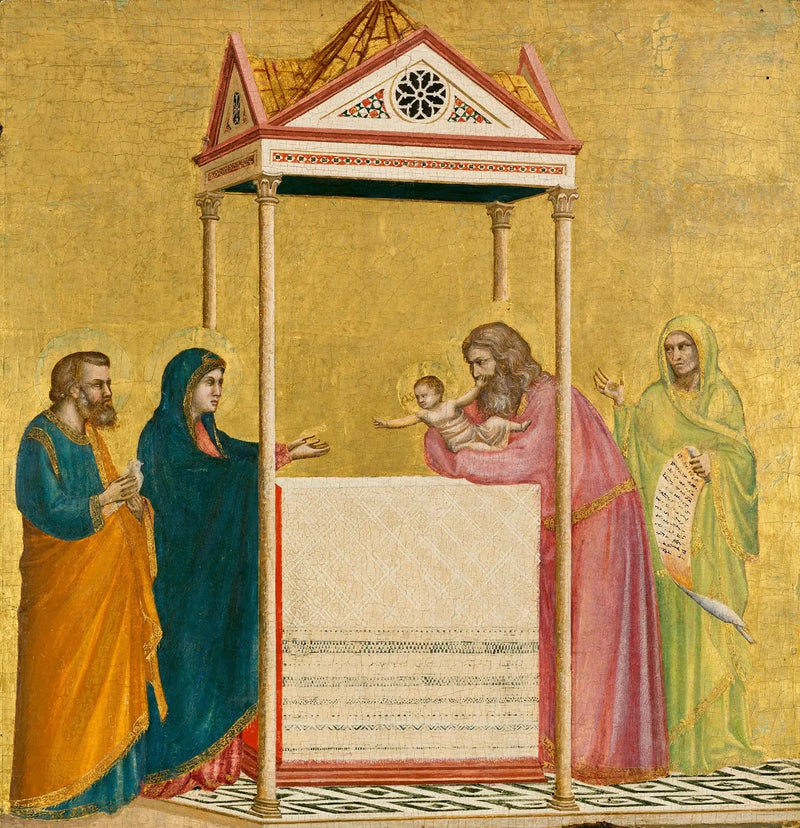 Die Präsentation Christi im Tempel - Giotto
