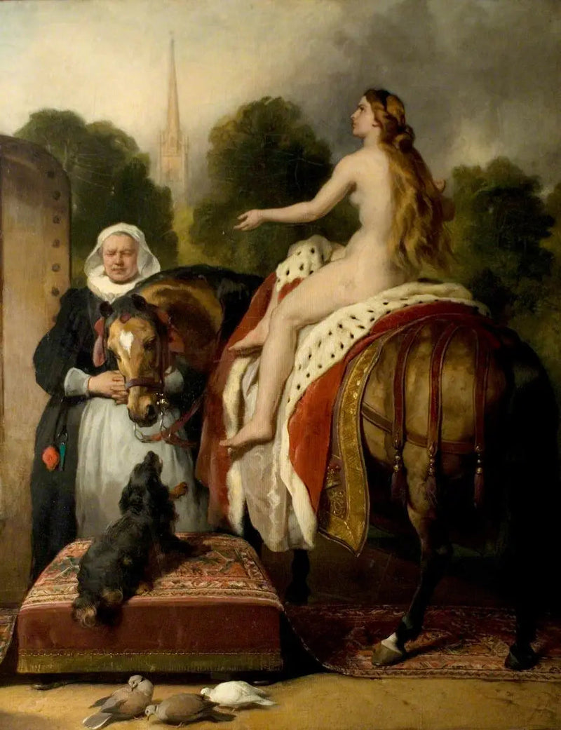 Das Gebet von Lady Godiva - Edwin Henry Landseer