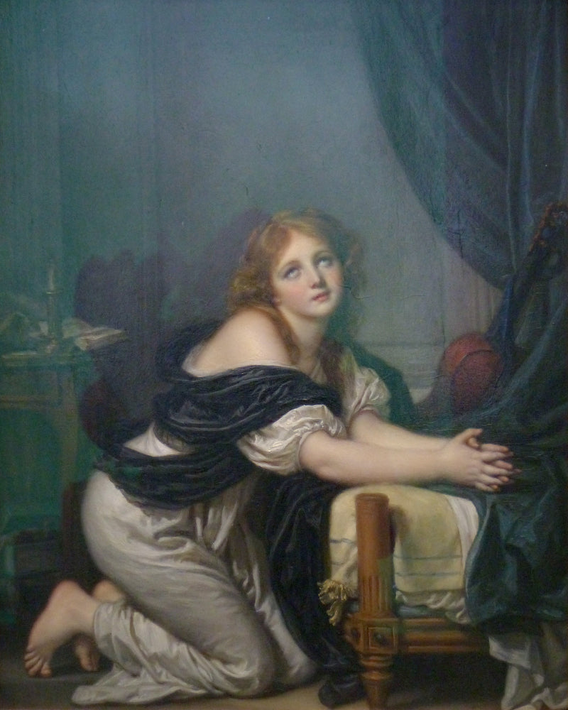 Das Morgengebet - Jean-Baptiste Greuze