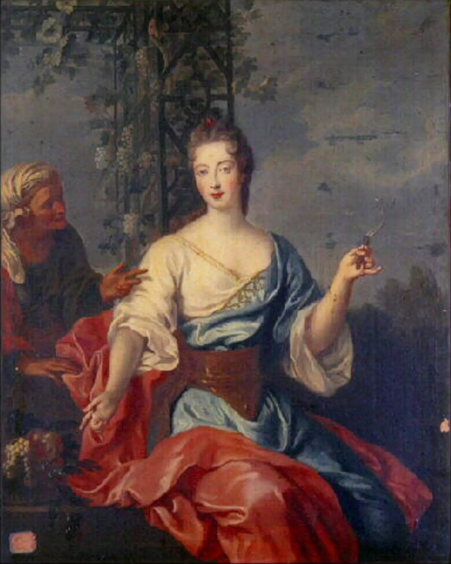 Die Prinzessin von Lothringen, Äbtissin von Remiremont - Pierre Mignard