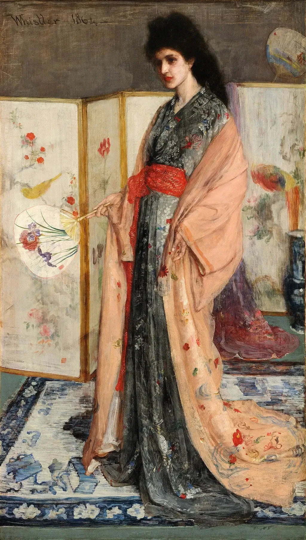 La Princesse du pays de la porcelaine - James Abbott McNeill Whistler image 1 reproduction d’œuvre d’art à l’huile