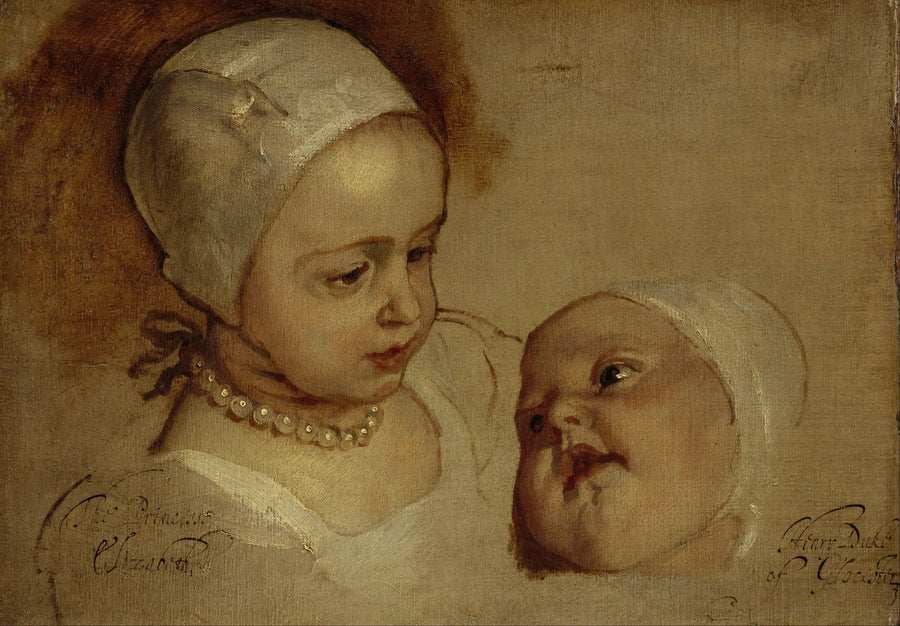 Die Prinzessin Elizabeth und die Prinzessin Anne - Antoine van Dyck