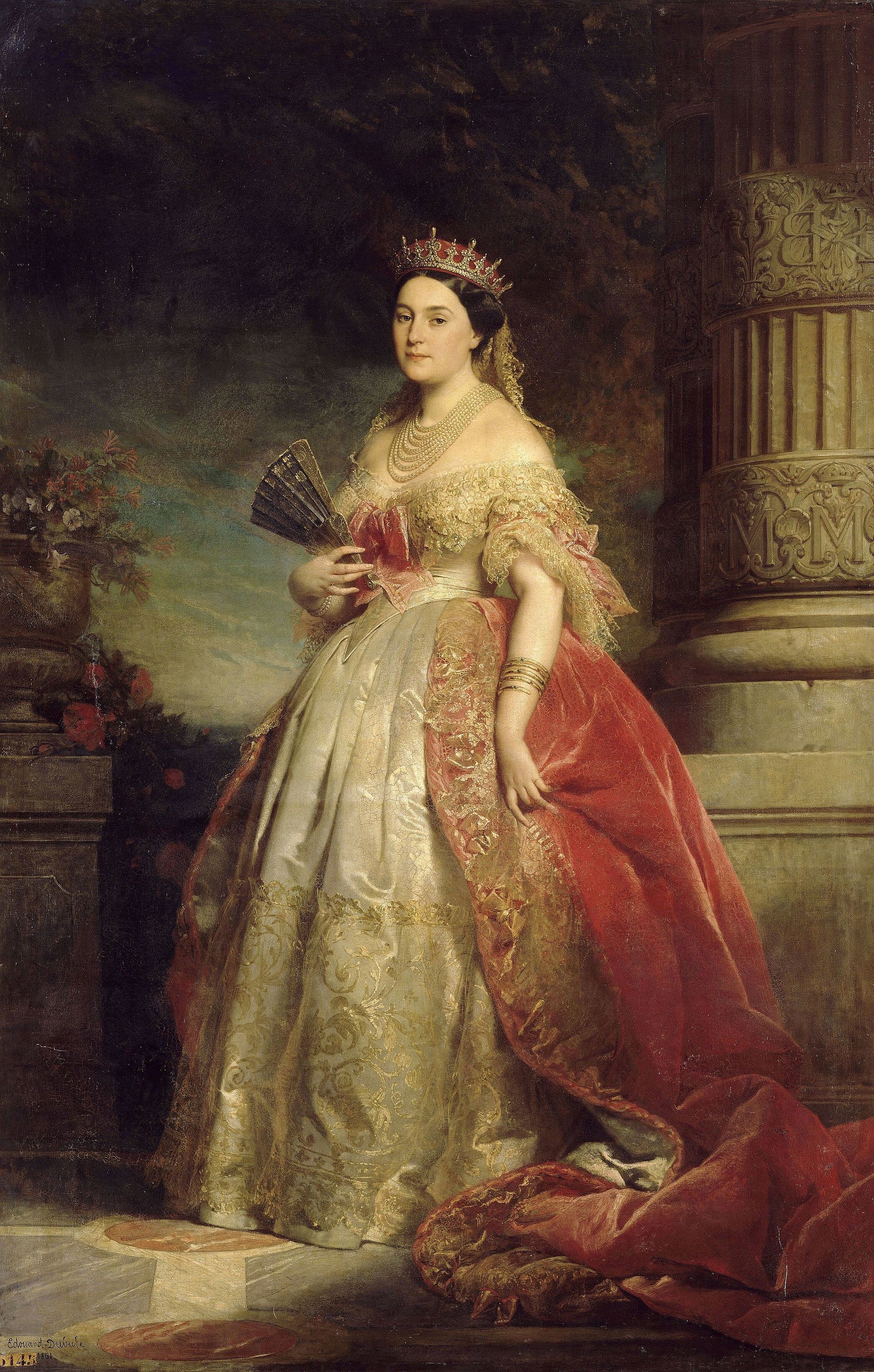 Portrait de la princesse Mathilde Bonaparte - Édouard Dubufe