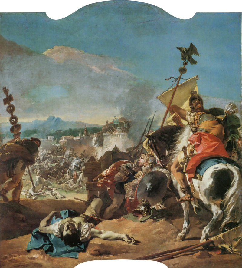 Die Eroberung Karthagos - Giovanni Battista Tiepolo