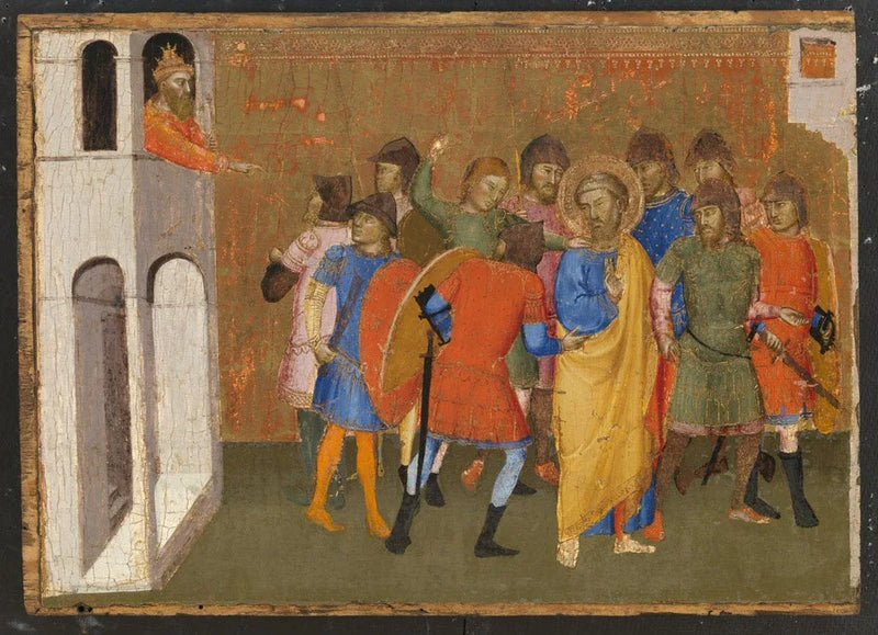 Die Eroberung von Saint Pierre - Jacopo di Cione