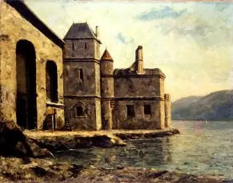 Das Gefängnis am See - Gustave Courbet