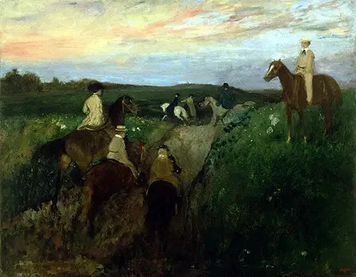 Der Ausritt - Edgar Degas