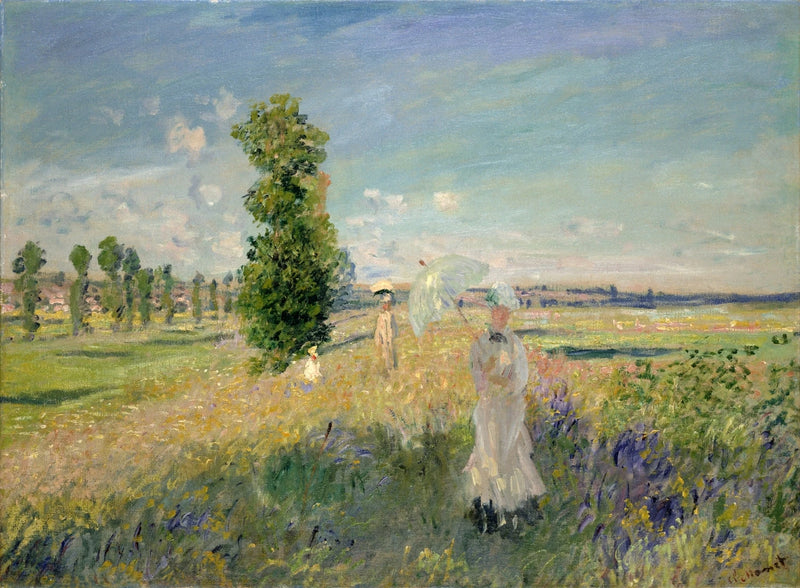Der Spaziergang in Argenteuil W379 - Claude Monet