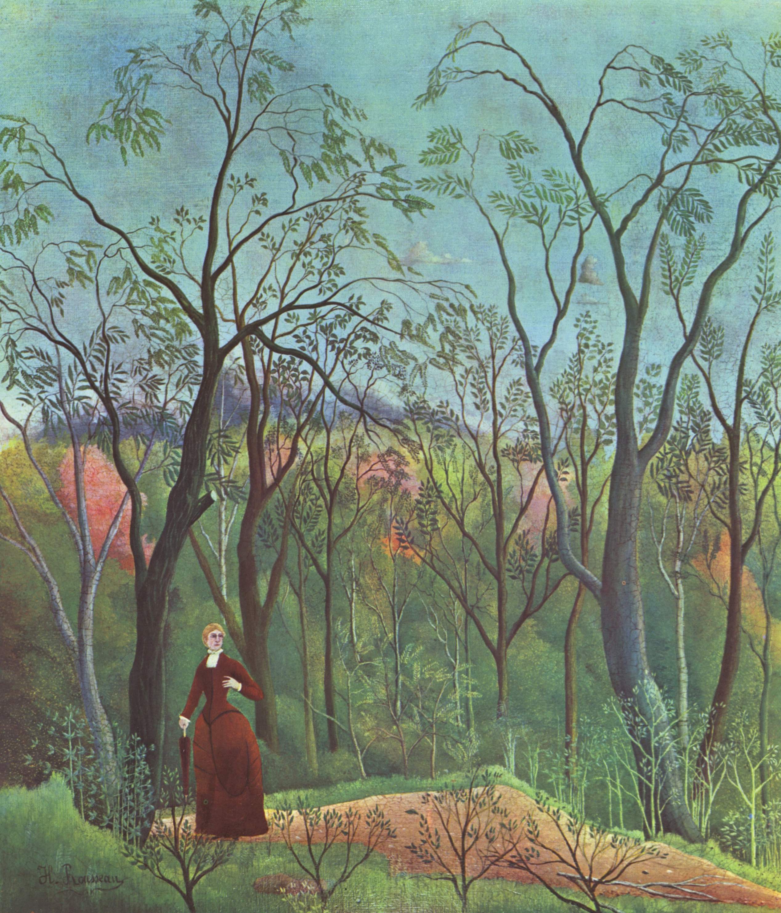 Der Spaziergang im Wald - Henri Rousseau