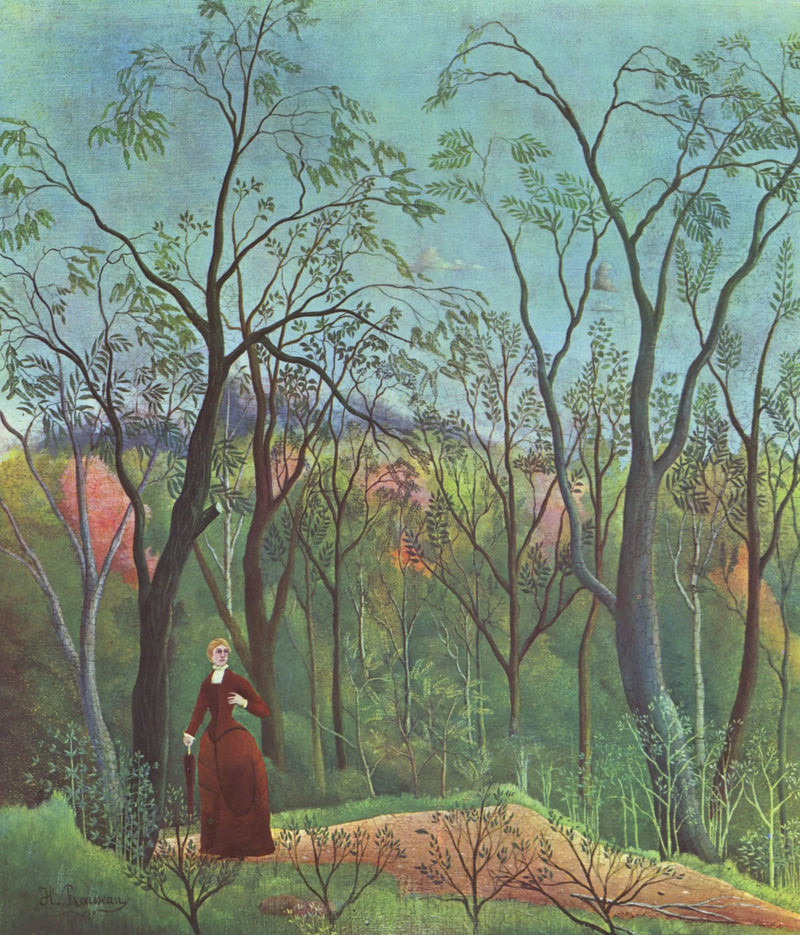 Der Spaziergang im Wald - Henri Rousseau