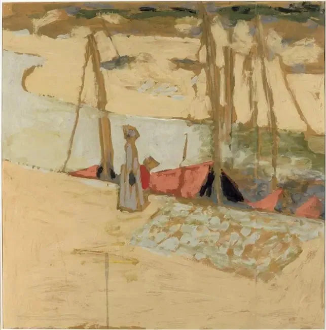 Der Spaziergang im Hafen - Édouard Vuillard