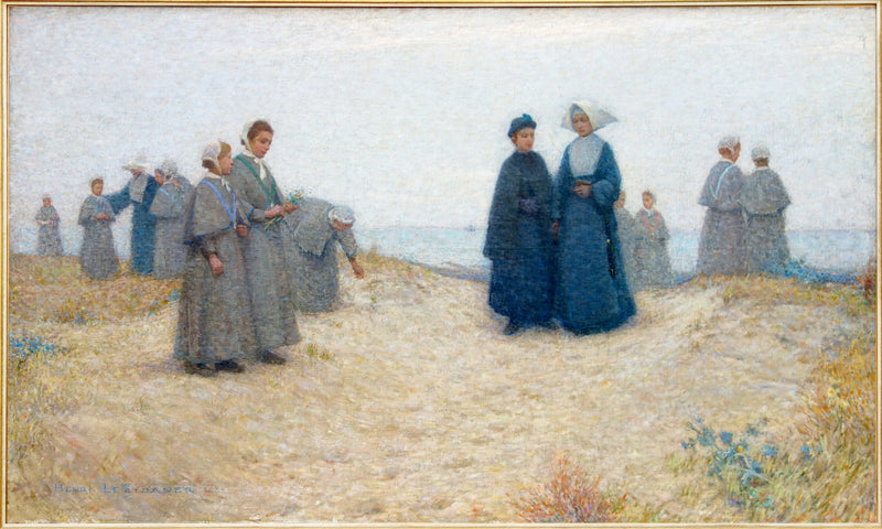 Der Spaziergang der Waisenmädchen, Berck - Henri Le Sidaner