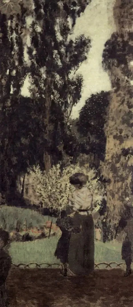 Der Spaziergang. Der Platz der Batignolles - Édouard Vuillard