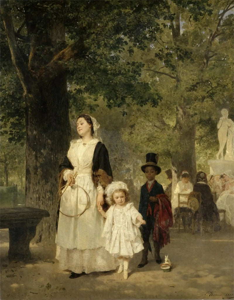 Der Spaziergang - Ludwig Knaus