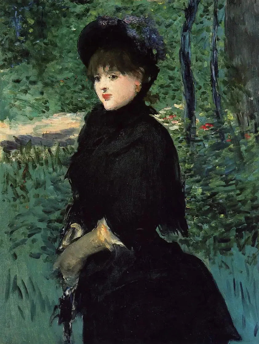 Der Spaziergang (Mme Gamby) - Édouard Manet